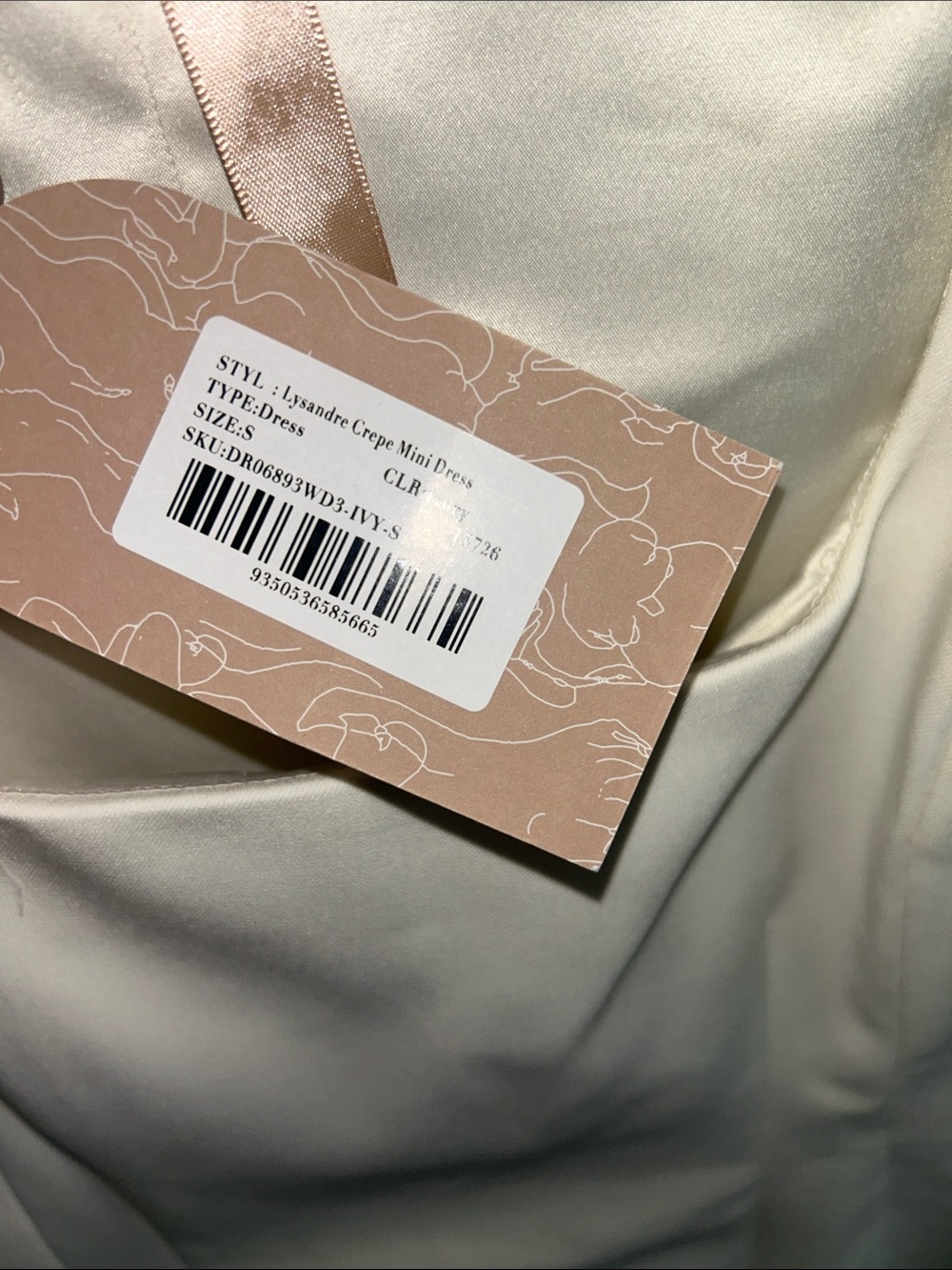 Meshki Lysandre Crepe Mini Dress - Picture 3 of 3